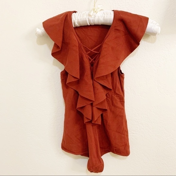 REVOLVE RONNY KOBO LUZ BODYSUIT In Auburn Small - Picture 5 of 11